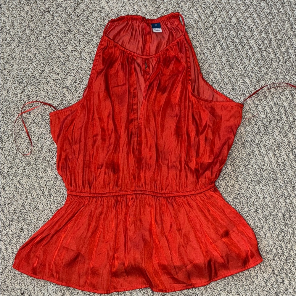 Old Navy Vibrant Red Blouse
